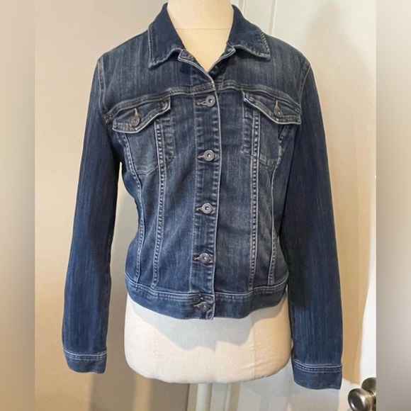 Melrose and Market Dark Wash Denim Jacket Small - Picture 4 of 7